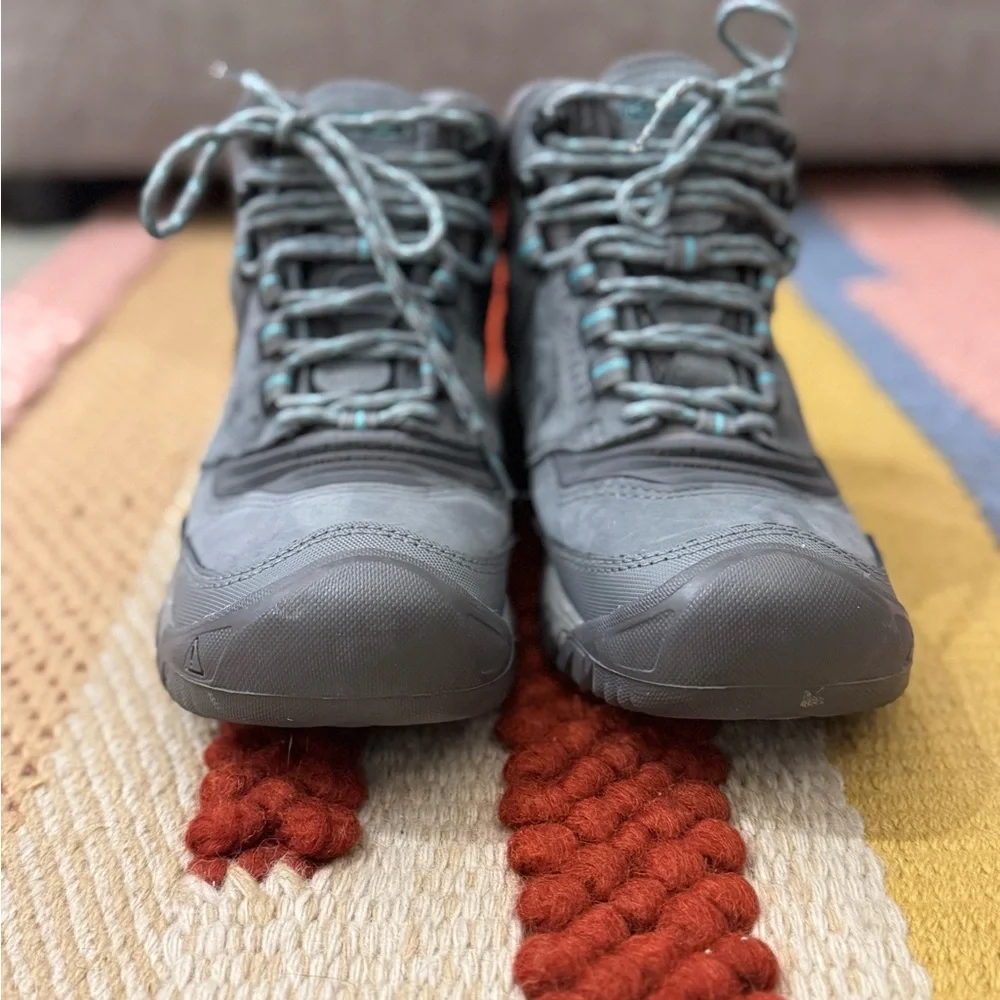 KEEN womens Ridge Flex Mid Height Waterproof Hiking Boot - Picture 4 of 5